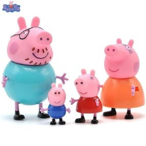 PACK 4 FIGURAS PEPPA PIG