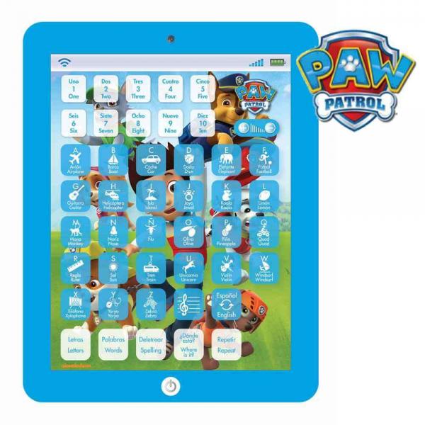 TABLET EDUCATIVA PAW PATROL BILINGÜE